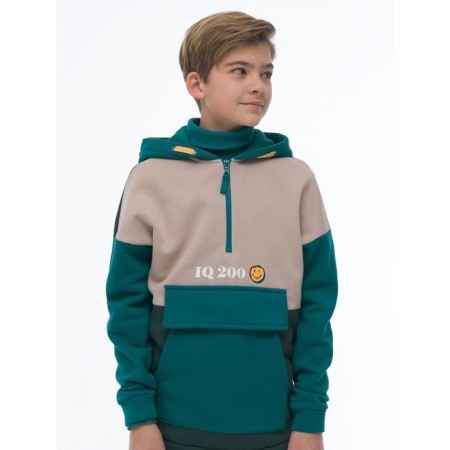 Hoody for the boy Pelican, height 116 cm, green color-6