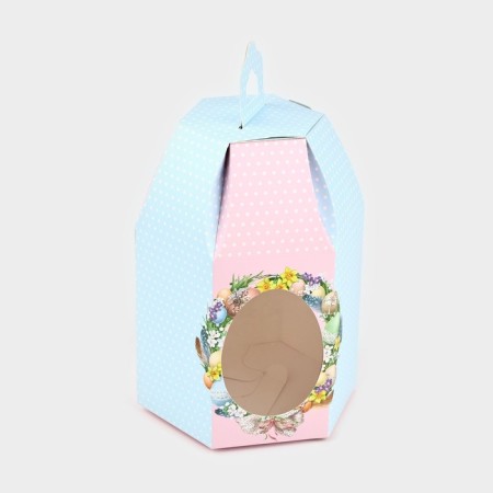 Folding box "Light Easter", 16.5 x 14.5 x 21 cm