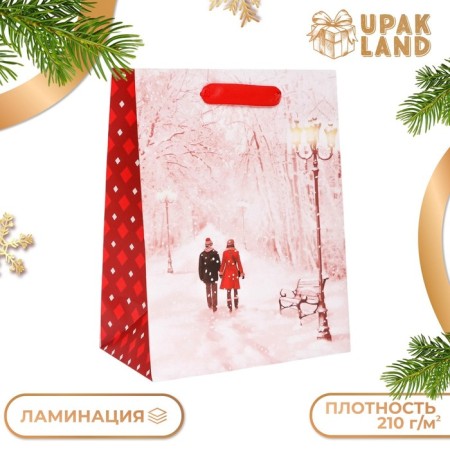 Gift, laminated, "couple" package, 18 x 23 x 10 cm