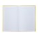The weekly low -up A5, 64 sheets, on the stitch, an integrated cover of artificial leather, green