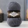 Yarn "Superlana Klasik" 25% wool, 75% acrylic 280m/100g (87 coal-gray)