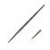 Silicon Brush "Konus", Hana Create No. 3 (exhibition length 7 mm), short dull handle