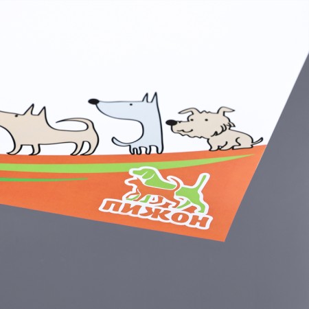 Rug for a bowl "Pigger" 43 x 28 cm "Road with friends"-3