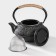 The keging share of the Chroma, 800 ml, with sieve, enameled coating inside, color gray
