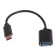 OTG cable Luazon, Type -C - USB, 1 A, 0.14 m, black