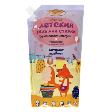 Washing liquid "Westar", gel, for children's linen, 1 liter-1