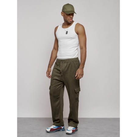 Sports pants, size 56, khaki color-1