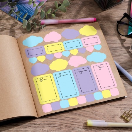 Stickers for the diary "My notes", vinyl, 13 x 18 cm-2