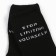 Men's socks minku "stop" color black, rr 43-45 (29 cm)