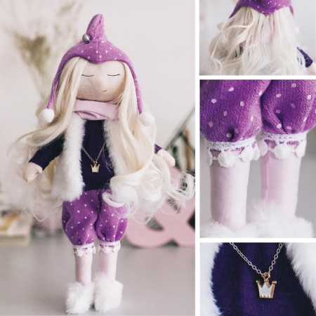 Sewing kit. Interior doll "Wanda", 30 cm-4