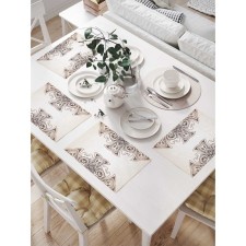 Set of napkins for setting the table 