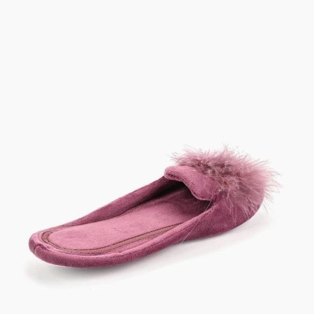 Slippers # 10 women, size 36, purple color-1