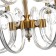 Crystal Crystal Chandelier Glass 15XE14 40W, size 85x85x79-115 cm, bronze color