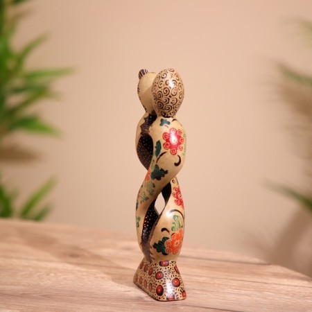 Abstraction "endless love" wood 20 cm-3