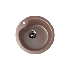 Мойка кухонная Ulgran U102-307, d=480 мм, цвет терракотовый