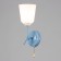 Sconces "Online" (Tsil.) 1x15W E27 Model: BR 02077 Blue 10.5x15x27cm