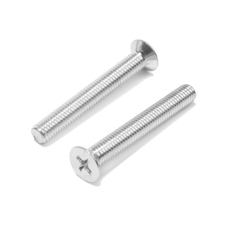 Screw, secret, galvanized, Din965, M8x60 mm, 60 pcs