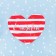 Gift package "With Love", 10 x 10 cm