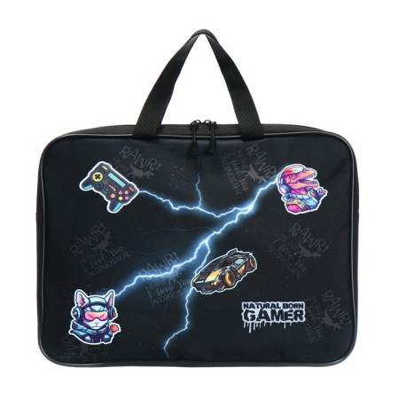 Folder with handles Textile A4, 370 x 280 x 60 mm, Stavia "Gamer"