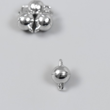 Floor with Magnetic Metal "Ball" silver 0.8x0.8x0.8 cm