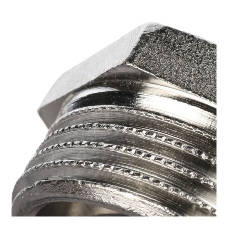 Stout SFT-0025-000001, 1 ", outdoor thread, nickelled brass-3