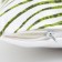 Decorative pillowcase 40x40 cm, tropics, green color, 100% cotton