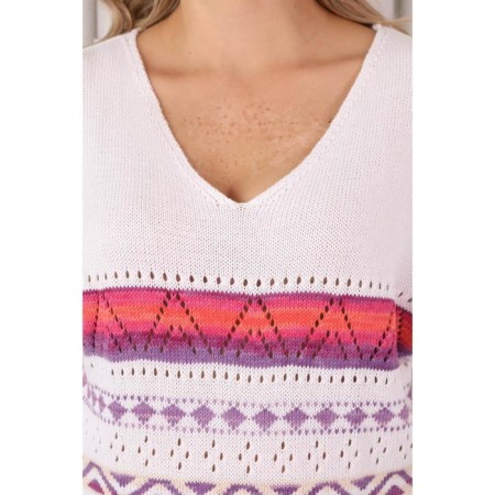 Female jumper, size 52, white color-6