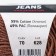 Yarn "Jeans" 55% cotton, 45% acrylic 160m/50g (70 brown)