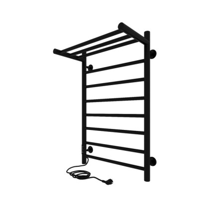 The electric heated tower "Sanprise" Aurora P8, 500x800 mm, left, black-1