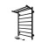 The electric heated tower "Sanprise" Aurora P8, 500x800 mm, left, black