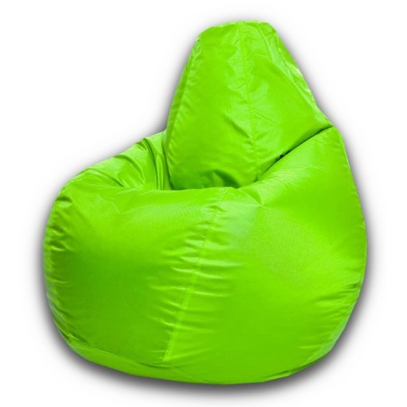 Pear-bag “Pear” positive, size m, diameter 70 cm, height 90 cm, oxford, color Salad Neon