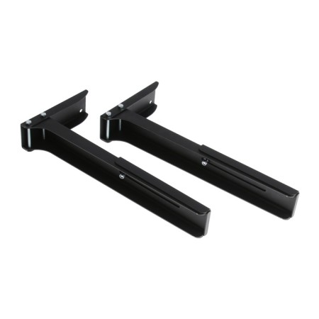 SL-02 bracket, for a microwave oven, adjustable, up to 40 kg, 313-413 mm, metallic, black-2
