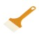Brush flat promo, artificial bristles, plastic handle, 71 mm