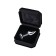 Anal plug Metal by Toyfa, silver, with a white crystal, 7.5 cm, d = 3 cm