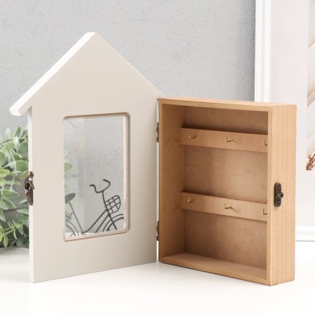 Klyuchnitsa tree 6 hooks "Bicycle at home" 22x5.5x28.5 cm-4