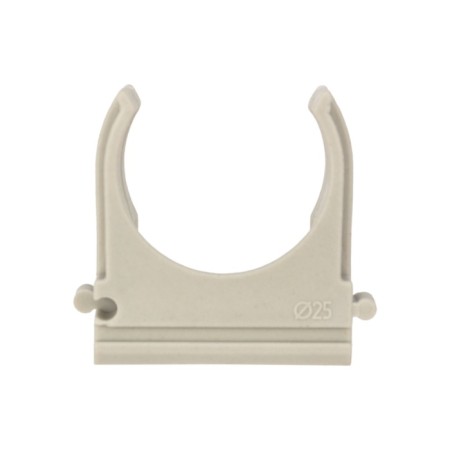 Fastenum clip for a pipe Ø 25 mm gray (10 pcs./Union) Rexant-1
