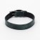 Collar leather two-layer 3.5 cm, Osh 46-58 cm, emerald