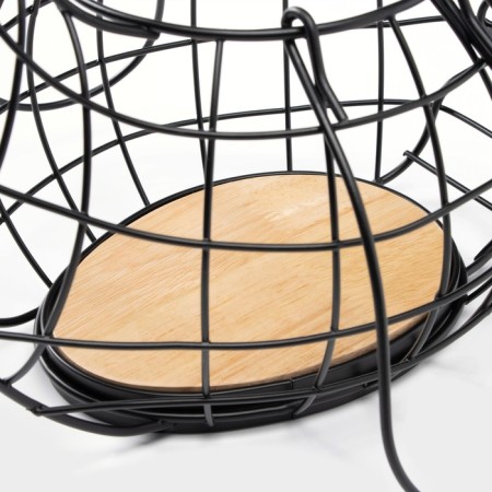 Basket for eggs of the “aesthetics”, the color is black-5
