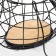Basket for eggs of the “aesthetics”, the color is black
