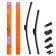AIRLINE wiper brushes, 600/510mm 24 "/20", frameless