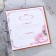 Book of wishes for a wedding in a wooden cover "Tree".