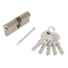 The cylinder mechanism standard Max, 80 mm (40x40), 5 keys, type key/key, matte nickel