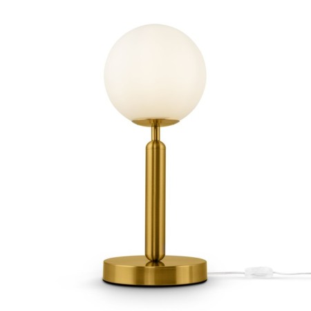 Freya FR5124TL-01BS Zelda, 150x150x370 mm desktop lamp, E14, 1x40W, brass color-1