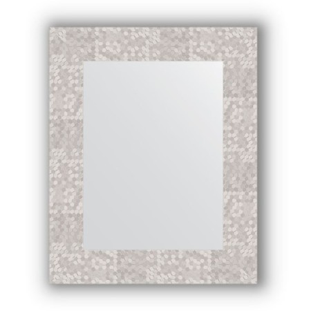 Mirror in the baguette frame - honeycomb aluminum 70 mm, 43 x 53 cm, evoForm