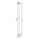 Extension cord for the shower kit Wasserkraft A231, stainless steel, "weapons steel"