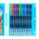 Set for drawing animals blue