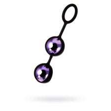 Вагинальные шарики Toyfa A-toys, ABS пластик, цвет фиолетовый, d=3,1 см