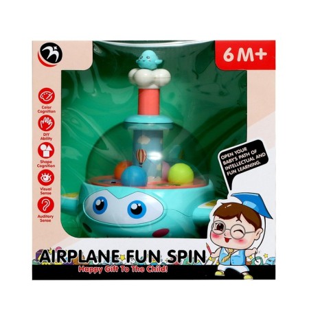Yula "airplane", blue color-8