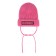 Knitted hat for girls, size 46, Fuchsia color