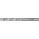 Zubrov metal drill, steel P6M5, cylindrical shank, 4.9 x 86 mm, class A